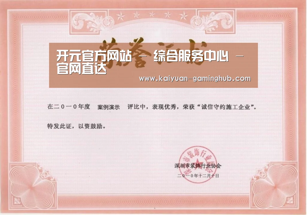 荣誉证书二(图1)